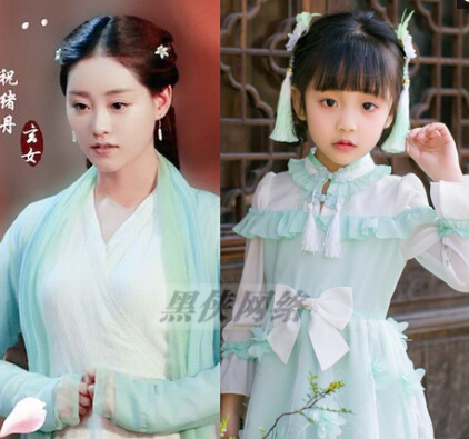 《三生三世十里桃花》里,玄女和离镜所生的女儿从某些角度看,和母亲玄女颇为相似。